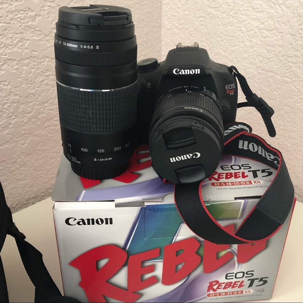 Canon EOS Rebel T5 18.0MP Digital SLR Camera Kit